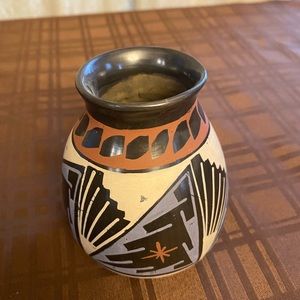 5” Aztec Print Vase